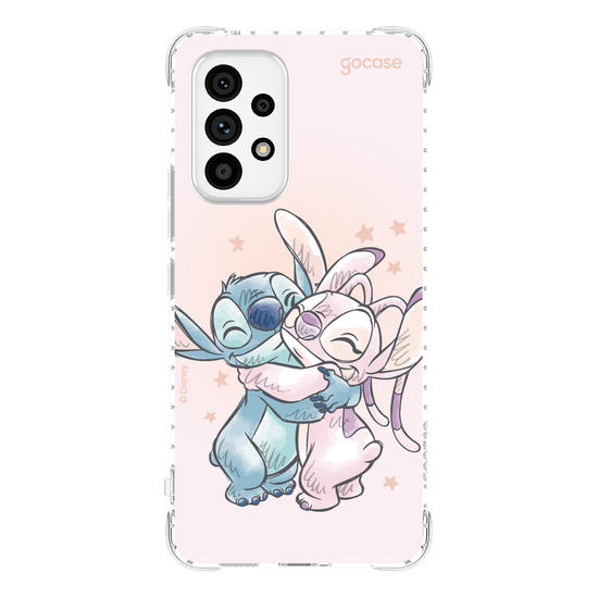 Capinha para celular  Stitch e Angel - Pastel Soft