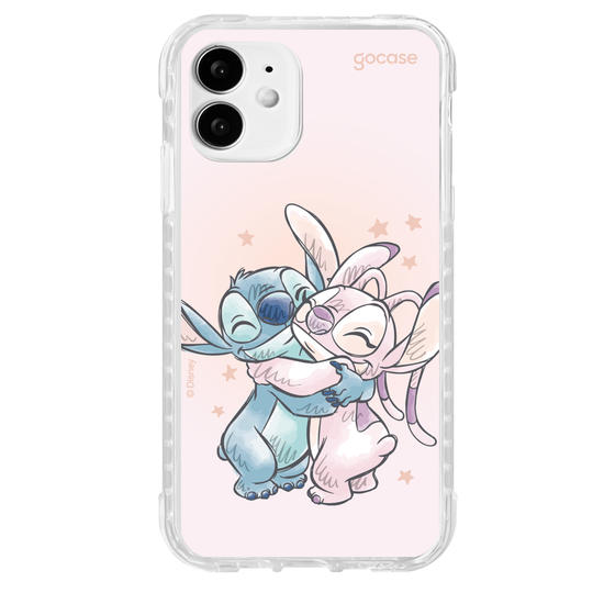 Capinha para celular  Stitch e Angel - Pastel Soft