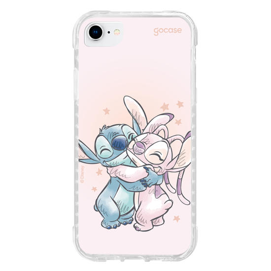 Capinha para celular  Stitch e Angel - Pastel Soft