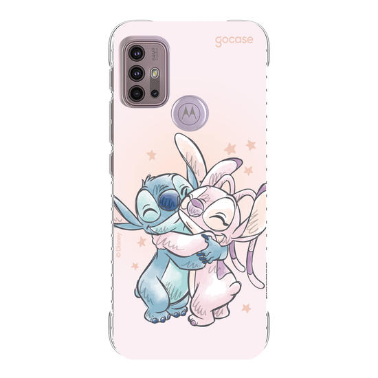 Capinha para celular  Stitch e Angel - Pastel Soft