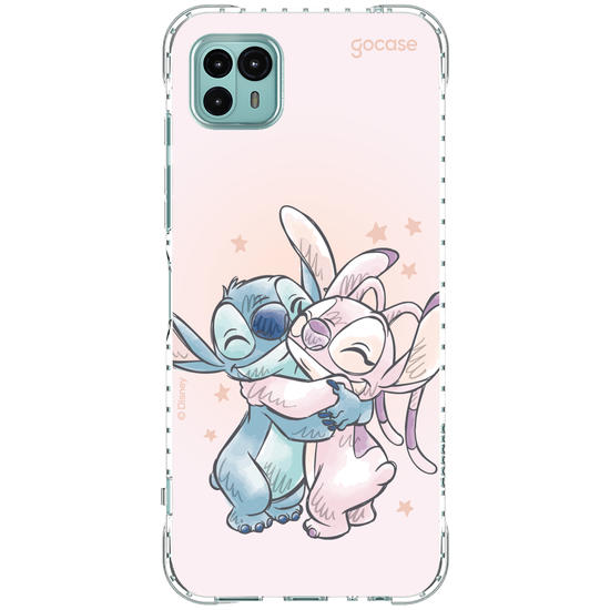 Capinha para celular  Stitch e Angel - Pastel Soft