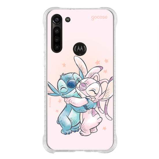 Capinha para celular  Stitch e Angel - Pastel Soft Capinha para celular  Stitch e Angel - Pastel Soft