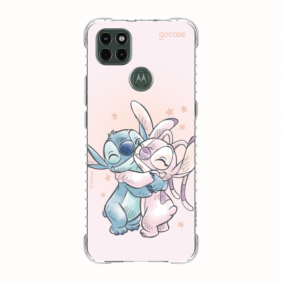 Capinha para celular  Stitch e Angel - Pastel Soft