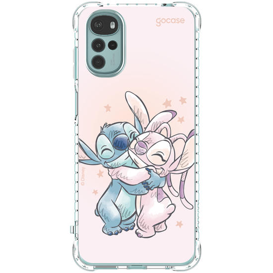 Capinha para celular  Stitch e Angel - Pastel Soft