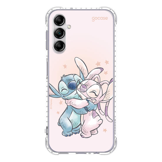 Capinha para celular  Stitch e Angel - Pastel Soft