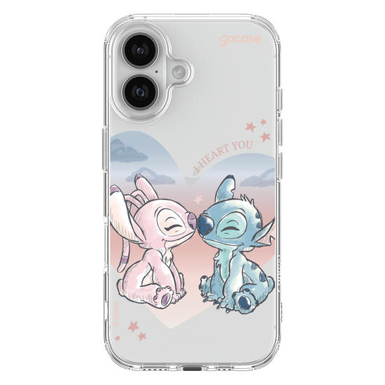 Capinha para celular  Lilo & Stitch - Watercolor Love