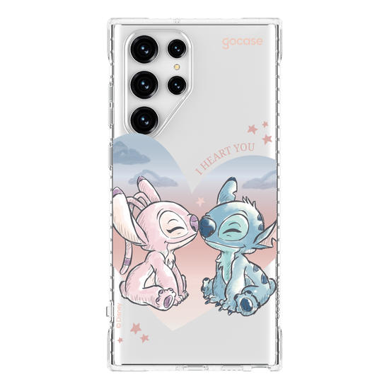 Capinha para celular  Lilo & Stitch - Watercolor Love
