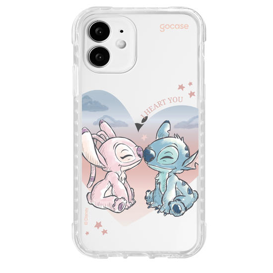 Capinha para celular  Lilo & Stitch - Watercolor Love