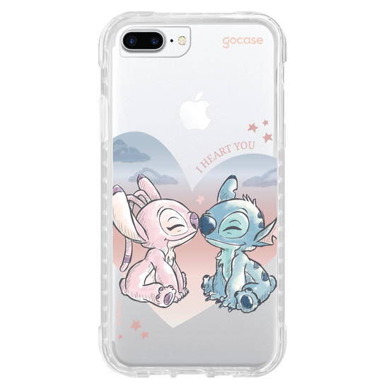 Capinha para celular  Lilo & Stitch - Watercolor Love