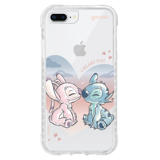 Capinha para celular  Lilo & Stitch - Watercolor Love