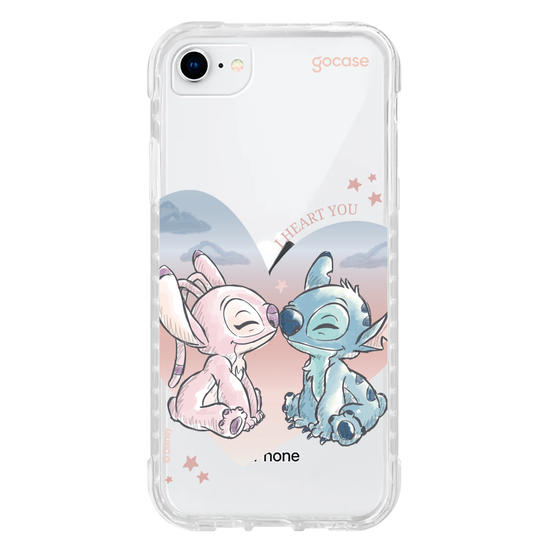 Capinha para celular  Lilo & Stitch - Watercolor Love