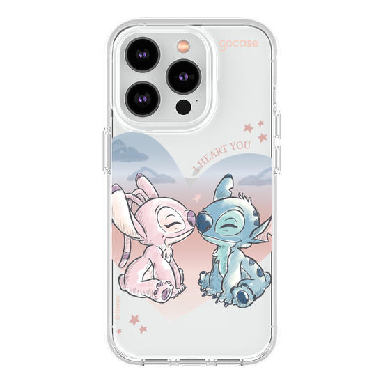 Capinha para celular  Lilo & Stitch - Watercolor Love