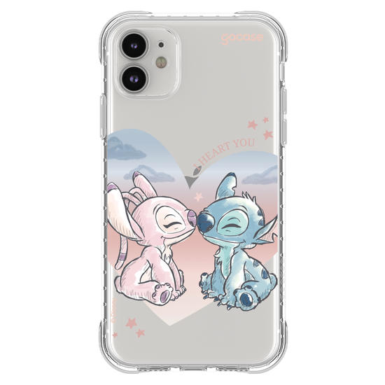 Capinha para celular  Lilo & Stitch - Watercolor Love