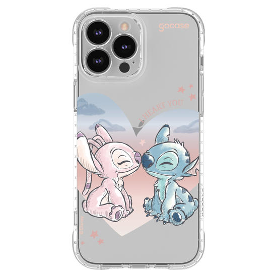 Capinha para celular  Lilo & Stitch - Watercolor Love