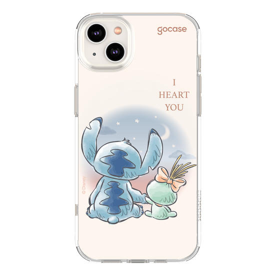 Capinha para celular  Lilo & Stitch - I Heart You