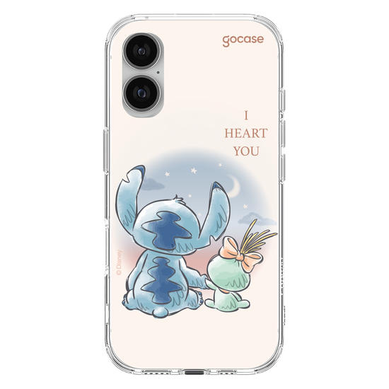 Capinha para celular  Lilo & Stitch - I Heart You