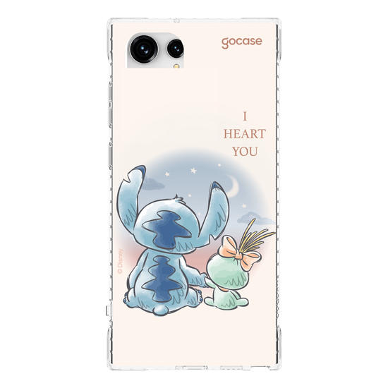Capinha para celular  Lilo & Stitch - I Heart You