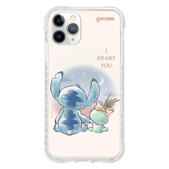 Capinha para celular  Lilo & Stitch - I Heart You