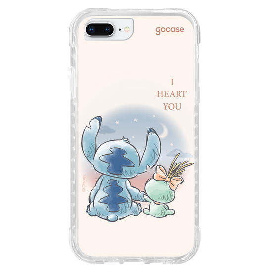Capinha para celular  Lilo & Stitch - I Heart You