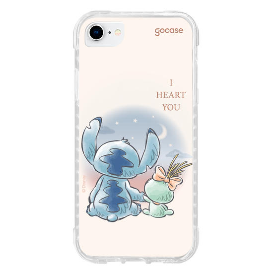 Capinha para celular  Lilo & Stitch - I Heart You