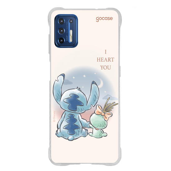 Capinha para celular  Lilo & Stitch - I Heart You