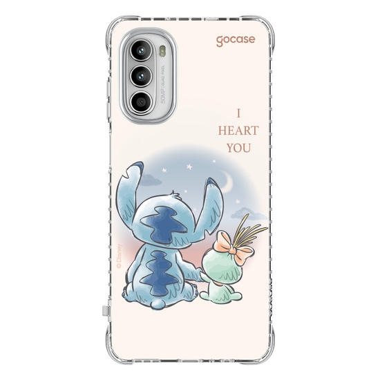 Capinha para celular  Lilo & Stitch - I Heart You
