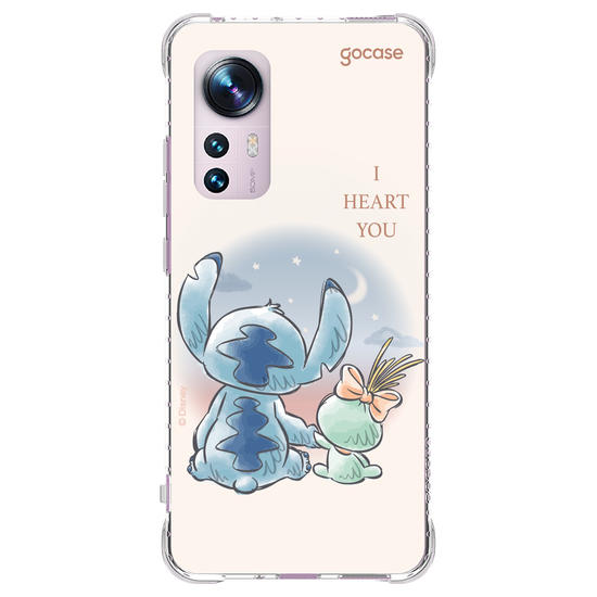 Capinha para celular  Lilo & Stitch - I Heart You