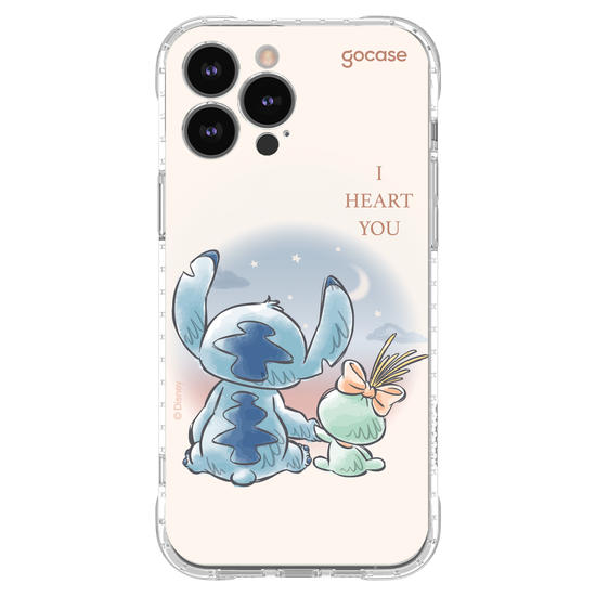 Capinha para celular  Lilo & Stitch - I Heart You
