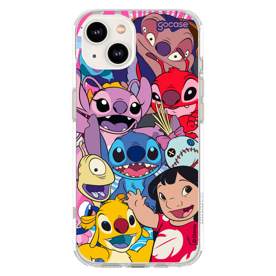 Capinha para celular Lilo & Stitch - Turma Reunida