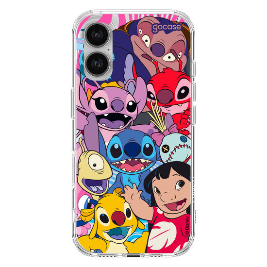 Capinha para celular Lilo & Stitch - Turma Reunida