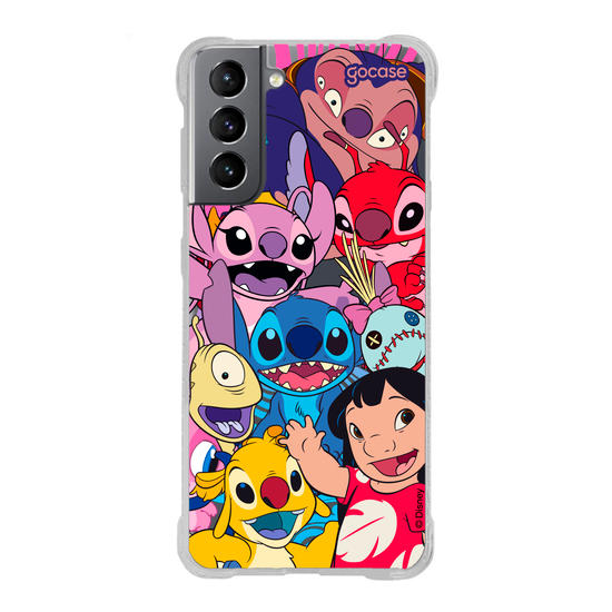 Capinha para celular Lilo & Stitch - Turma Reunida