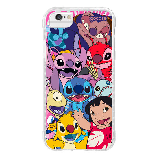 Capinha para celular Lilo & Stitch - Turma Reunida