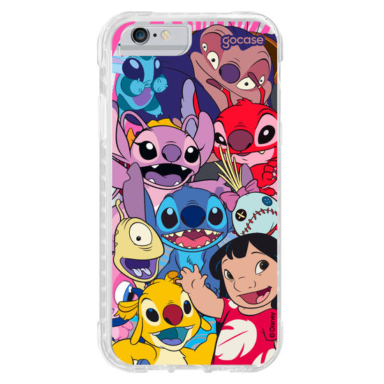 Capinha para celular Lilo & Stitch - Turma Reunida