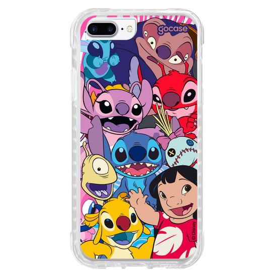 Capinha para celular Lilo & Stitch - Turma Reunida