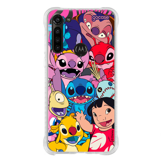Capinha para celular Lilo & Stitch - Turma Reunida