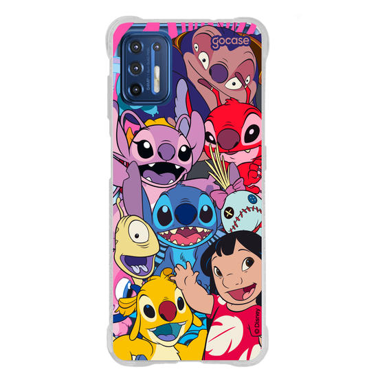 Capinha para celular Lilo & Stitch - Turma Reunida
