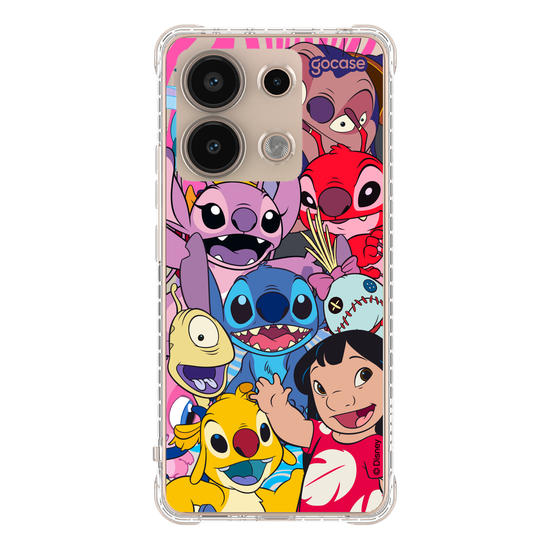 Capinha para celular Lilo & Stitch - Turma Reunida