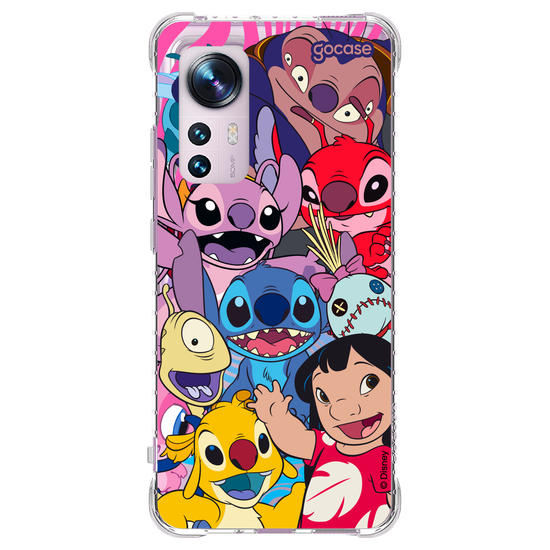 Capinha para celular Lilo & Stitch - Turma Reunida