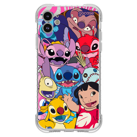 Capinha para celular Lilo & Stitch - Turma Reunida