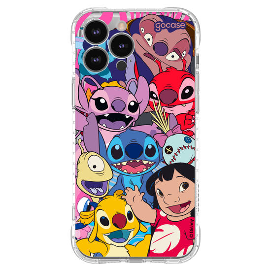 Capinha para celular Lilo & Stitch - Turma Reunida