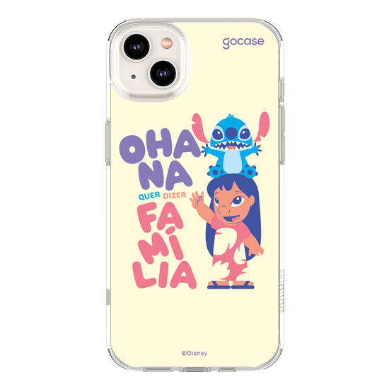 Capinha para celular  Lilo & Stitch - Ohana quer dizer família