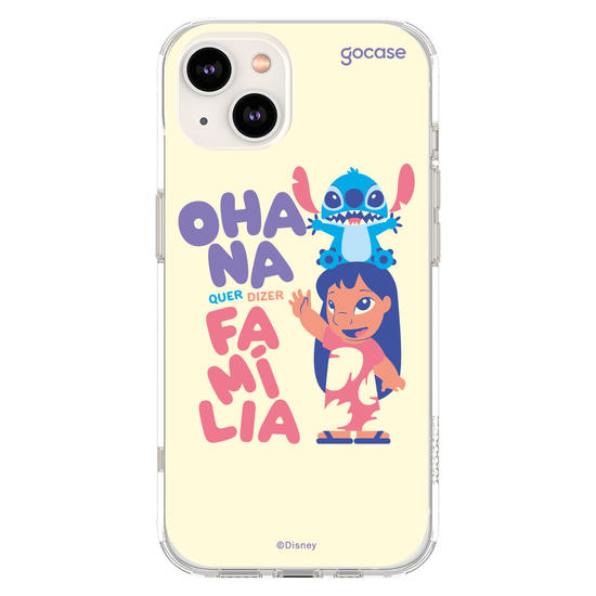Capinha para celular  Lilo & Stitch - Ohana quer dizer família