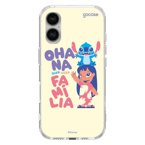 Capinha para celular  Lilo & Stitch - Ohana quer dizer família