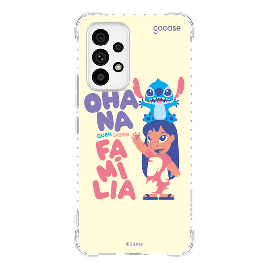Capinha para celular  Lilo & Stitch - Ohana quer dizer família