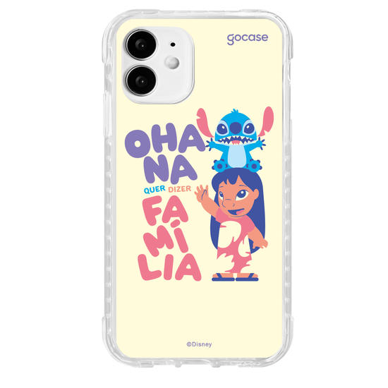 Capinha para celular  Lilo & Stitch - Ohana quer dizer família