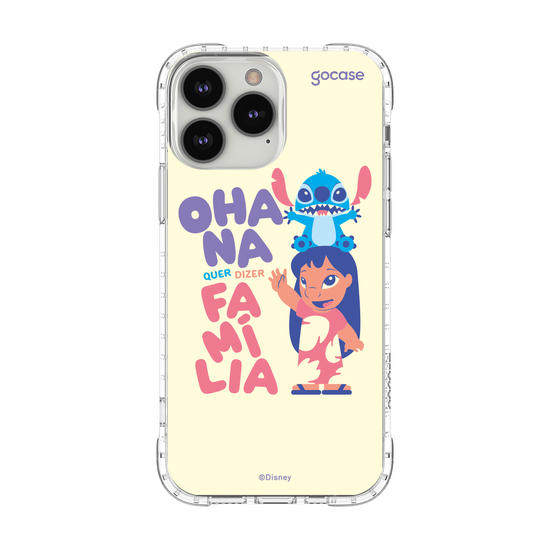 Capinha para celular  Lilo & Stitch - Ohana quer dizer família