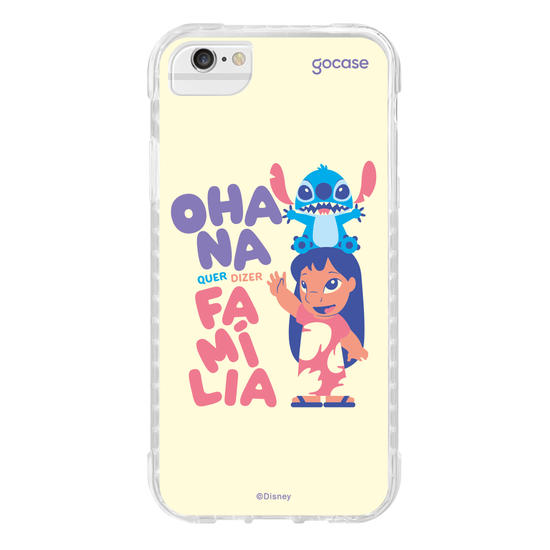 Capinha para celular  Lilo & Stitch - Ohana quer dizer família
