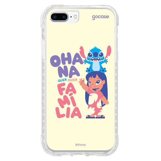 Capinha para celular  Lilo & Stitch - Ohana quer dizer família