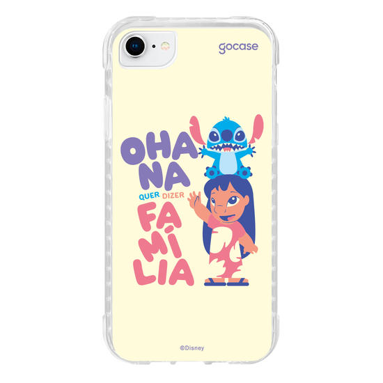 Capinha para celular  Lilo & Stitch - Ohana quer dizer família
