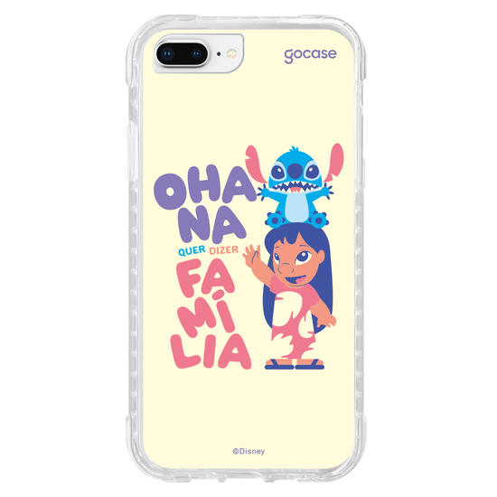 Capinha para celular  Lilo & Stitch - Ohana quer dizer família